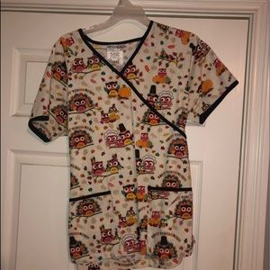 Thanksgiving Scrub Top